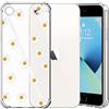 Choeeu ChoosEU Clear Cover per iPhone SE 2022/2020(SE 3/2)/ 7/8, Bianco Giallo | Sottile TPU Silicone Trasparente Custodia, Disegni Colorate Fiore Fiori Motivo, per Ragazza, Antiurto Protettiva Morbido Case