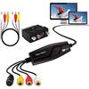 DIGITNOW!Grabber Video Scheda di Acquisizione Video USB, Trasferisce Convertitore Analogico Hi8 VHS in DVD Digitale per Windows 10/Mac,Converti Videocassette,VCR in Formato MPEG