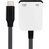 xiwai Cavo di alimentazione USB-C Type-C 1-a-2 per visori VR/AR, video 8K, OTG, USB-C femmina, 100W PD, bianco, per console portatili, laptop, tablet e telefoni.