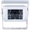 Generic Telecamera di retromarcia per camion, resistente, 18 LED, visione notturna, impermeabile, per rimorchi, pickup, camper (senza linee (4 pin) (con linee (AV))