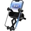 AIYEEN Supporto per auto Little One Pro per bocchetta di ventilazione, mini supporto con pannello a specchio in PVC liscio, compatibile con iPhone e Samsung da 4,7-6,7 pollici (pannello in PVC)
