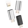 Kefiany Adattatore Lightning femmina a micro USB maschio presa (set di 3) per iPhone caricabatterie cavo trasferimento file connettore adattatore Android Smartphone Jack compatibile con Samsung S6 S7 Edge+