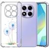 Choeeu ChoosEU Clear Cover per Xiaomi Redmi Note 14 Pro 4G, Blu Dente di leone | Sottile TPU Silicone Trasparente Custodia, Disegni Colorate Fiore Fiori Motivo, per Ragazza, Antiurto Protettiva Morbido Case