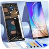 ARSSLY Schermo LCD per Samsung Note 20 Ultra LCD Display per Galaxy Note 20 Ultra SM-N985F SM-N985F/DS 6,9 Schermo di Ricambio Touch Screen Assembly con Riparazione Kit (Nero con Telaio)