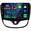Keconsing 【2+64GB】 10.1 Pollici Android 15 Autoradio per Opel Karl 2017-2020 Radio Carplay Stereo Wireless In-dash Car Play GPS Auto Navi Screen Bluetooth Navigatore Player Touchscreen Tocco FM SWC RDS