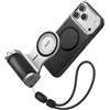 TELESIN Master Grip per iPhone 18 Pro, Impugnatura MagSafe DSLR | Ricarica Wireless 3200mAh, Scatto a 2 Stadi, Leva Zoom, Ghiera Regolabile, Poggiapollice CNC & App Reef Color