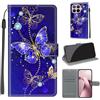 KENHONER Cover per Xiaomi 17T Pro 5G, farfalla blu | Portafoglio Pelle PU, Magnetica, Resistente Agli Urti, Scomparto Carte Credito, Pieghevole, Flip Libro, Motivo