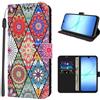 Choeeu ChoosEU Cover a Libro per Samsung Galaxy A17 5G/4G / A26, Mandala | Portafoglio Custodia, Magnetica Copertura Telefono in Pelle, Disegni Elegante Fiori Motivo, Antiurto Protettiva Flip Case