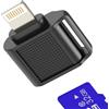 HOYULLI Adattatore digitale per fotocamera cellulare, lettore di schede Micro SD per iPhone 14, 13 Pro Max, per Apple iPad, passa foto a memoria Lightning, accessori per dispositivi dati esterni, foto