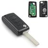 Heart Horse Chiave Telecomando a 3 pulsanti con HU83 Segnale ASK 433MHz ID46 Chip Flip Pieghevole per Peugeot 307 CC 308 407 607 Partner Citroen Berlingo Picasso Xsara CE0536 Chiave a Distanza PCF7961