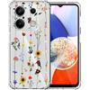 Choeeu ChoosEU Clear Cover per Xiaomi Redmi Note 13 Pro 5G / Poco X6 5G, Girasole | Sottile TPU Silicone Trasparente Custodia, Disegni Colorate Fiore Fiori Motivo, per Ragazza, Antiurto Protettiva Morbido Case