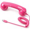 Generico Cornetta per Telefono Retrò con Connettore di Tipo C, Ricevitore Portatile Telefono Vintage con Microfono e Altoparlante Comunicazione Silenziosa Ideale per Ufficio Viaggi e Uso Domestico (C)