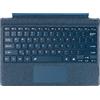 Generic Tastiera di ricambio ultra sottile adatta per computer Surface Pro3/4/5/6/7/7+ tastiera magnetica multicolore (blu)