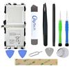 OnlyTech - Kit di riparazione batteria per Samsung Galaxy Tab S 10.5 SM-T800 / T801 / T805-7900mAh - con 10 strumenti e adesivi