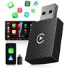 WityEye Adattatore CarPlay Wireless e Android Auto Wireless, Navigatore GPS Auto | Bluetooth V5.3 Connessione Stabile, WiFi 6 ad Alta Velocità, Plug & Play, per Apple iPhone iOS 10+ & Smartphone Android 11+