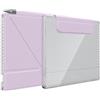 TUDIA M-FLIP V2 Cover per Onyx Boox Go 7/ Color 7 (Gen 1/2) - Viola Lilla | Si Adatta con/senza Stilo Custodia Magnetica Staccabile con Supporto Regolabile e Retro Trasparente