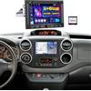 Hikity 4+64G Autoradio per Peugeot 3008 5008 Citroen Partner Berlingo 2010-2016 | CarPlay Android Auto Wireless Schermo Touch 7 Pollici per Auto con GPS Bluetooth 5.0 EQ FM/RDS Telecamera Posteriore Canbus