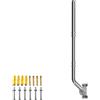 Burbifro Palo antenna universale per TV, antenne WiFi, Starlink (Scheggia-71-101cm) | Supporto a parete per antenna regolabile, Palo per antenna, Supporto per antenna