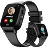 POKUJNFY Smartwatch Bambini GPS Chiama Telefono SOS Contatti Chat Sveglia | Torcia Modalità Classe Giochi Impermeabile IP68 Digitale Orologio Smartwatch Bambini Bambina Bambino Regali