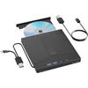 Okeeyseda unità Blu Ray Esterna 7 in 1, Supporta la Lettura e Scrittura di Dischi da 100G, unità Ottica BD/CD/Dvd, Masterizzatore per PC, Laptop e Desktop.