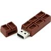 ELLENNE CHIAVETTA USB TAVOLETTA CIOCCOLATO CACAO PENDRIVE MEMORIA 16GB A17 | MEMORIA USB 2.0 CON DESIGN TAVOLETTA DI CIOCCOLATO AL CACAO, TAGLI DA 16G 32GB 64GB A SCELTA