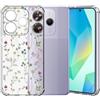 Choeeu ChoosEU Trasparente Cover per Xiaomi Redmi Note 14 5G con Fiori, Colorata | Sottile TPU Silicone Trasparente Custodia, Disegni Colorate Fiore Fiori Motivo, per Ragazza, Antiurto Protettiva Morbido Case