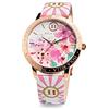 Isola Bella Orologio FIORI DI PESCO in acciaio, pelle e zirconi 40000046