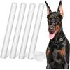 Lurrose Stecche per Orecchie Cane Dobermann con Nastro Adesivo, 1 Set, Schiuma Bianca, Supporto per Orecchie, per Cuccioli e Cani di Piccola Taglia