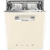 SMEG LAVASTOVIGLIE INCASSO Incasso sottopiano SMEG STFABCR3, Programmi 11, Dimensioni: L 59,8 cm, A 88,5 P 62,7 Rumorosità 44 dB(A), Consumo di acqua 9 l, panna, Classe B