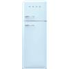 SMEG FAB30RPB6, Capacità netta totale 294 l, Rumorosità: 34 dB(A), 3 ripiani, Dimensioni: L 60 cm A 172 P 76,8 cm, Blu, Classe C