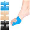 KBRPEY 30 Pezzi Dita dei Piedi Tape Sportivo Kinesiologico Elastico Autoadesivo Nastro Terapeutico Benda Coesiva Professionale Kinesio Tape Riabilitazione Fisioterapia