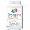 ITALIAN MOOD Bromelina Forte 2500 GDU/g Maxima 180 Capsule Drenante Forte e Anticellulite Enzima Digestivo Naturale da Gambo d'Ananas Azione Antinfiammatoria MADE IN ITALY