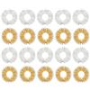 Layhou 40pcs Anello di massaggio sensoriale per le dita per adolescenti Adulti Riduttore di stress silenzioso e massaggiatore