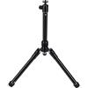Sxhlseller Treppiede in Lega di Alluminio da 150 Cm con Testa a Sfera e | Design Telescopico a Cinque Sezioni, Altezza da Chiuso di 25 Cm, Serrature Semiautomatiche, Piedini in Gomma Antiscivolo