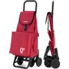 Garmol - Carrello per la Spesa 66L Rosso