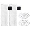 SHEAWA Panno di ricambio per scopa a vapore Karcher SC2 SC3 SC4 SC5 accessori per scopa a vapore + panno di copertura (2 set)