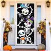 JOYIN 3D disegno carino di scheletro tenda da 76,2cm x 183 per porta finestra muro decorazione per Halloween
