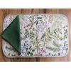 Pago Poco NOVITA !!! Tovaglietta Americana In Cotone Trapuntato Con 1 tovagliolo Disegno EDERA FOGLIE VERDI..Misura:50x33... MADE IN ITALY!!!!!