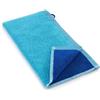 Bassetti Granfoulard, Lavette set 2 pezzi, manopole in Spugna di Puro Cotone Jacquard 100% 30x30 cm, Asciugamano Bagno, Turchese T1