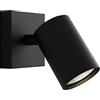 Astro Ascoli 1286078 - Faretto singolo da interno dimmerabile (nero opaco) GU10, compatibile con lampadina intelligente, progettato in Gran Bretagna