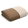 Caleffi TRAPUNTINO COPRILETTO Trapuntato Modern Letto Matrimoniale Microfibra (Moka)