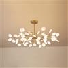 GUEIFD Lampadario Moderno Firefly Sputnik con Paralume in Acrilico, Lampada da Sospensione A Forma di Ramo D'albero per Soggiorno, Sala da Pranzo, Camera da Letto, 54 Lights