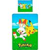 Halantex Pokemon - Set copripiumino in cotone, 140 x 200 cm e federa 70 x 90 cm