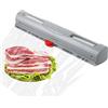 Povanjer Dispenser per pellicola salvafreschezza, organizer 2 in 1 con taglierino | rotolo di pellicola trasparente e supporto in alluminio per utensili da cucina da ristorante