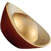 Amosfun Mini Lingotto D'oro Design Tradizionale Cinese in Ottone per Decorazione Casa Bordi Arrotondati, Sicuro e Affidabile, per Arredamento Domestico