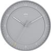 Braun Orologio analogico grande da parete Radiocontrollato Classic per il fuso orario dell'Europa centrale (DCF/GMT+1) con movimento a scansione silenzioso, diametro 30 cm, grigio, modello BC17G-DCF.