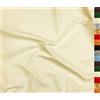 A-Express Tessuto in Morbida Ecopelle Spandex Elastico Finta Pelle Materiale Aspetto Opaco Vinile Similpelle 140cm 55 Larghezza 230 gsm Senso Unico Elastico Venduto al Metro - 100cm x 140cm Avorio