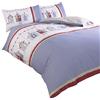 Rapport Home Set copripiumino matrimoniale estivo mare capanne spiaggia blu