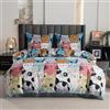 Cotton Market Set di biancheria da letto Cotton Market 200 x 200 cm - Set di biancheria da letto per tutto l'anno 2 pezzi - Copripiumino con 2 federe 70 x 80 cm - Gattini