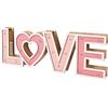 Partycolarità Scritta LOVE in Legno con Luci Led - Scritta Love Luminosa e Decorativa da 40 x14 cm - Fuonziona con 2 Batterie (Non Incluse)